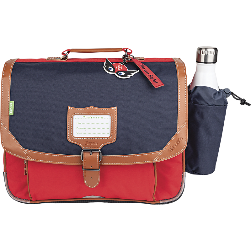 Cartable poche gourde Arthur bicolore Tann’s - 38 cm