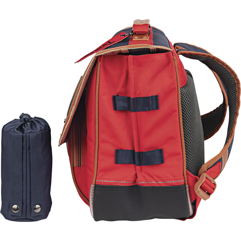 Cartable poche gourde Arthur bicolore Tann’s - 38 cm