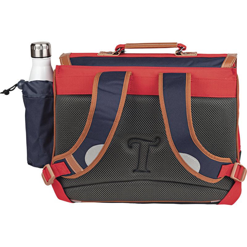 Cartable poche gourde Arthur bicolore Tann’s - 38 cm
