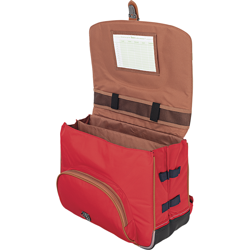 Cartable poche gourde Arthur bicolore Tann’s - 38 cm