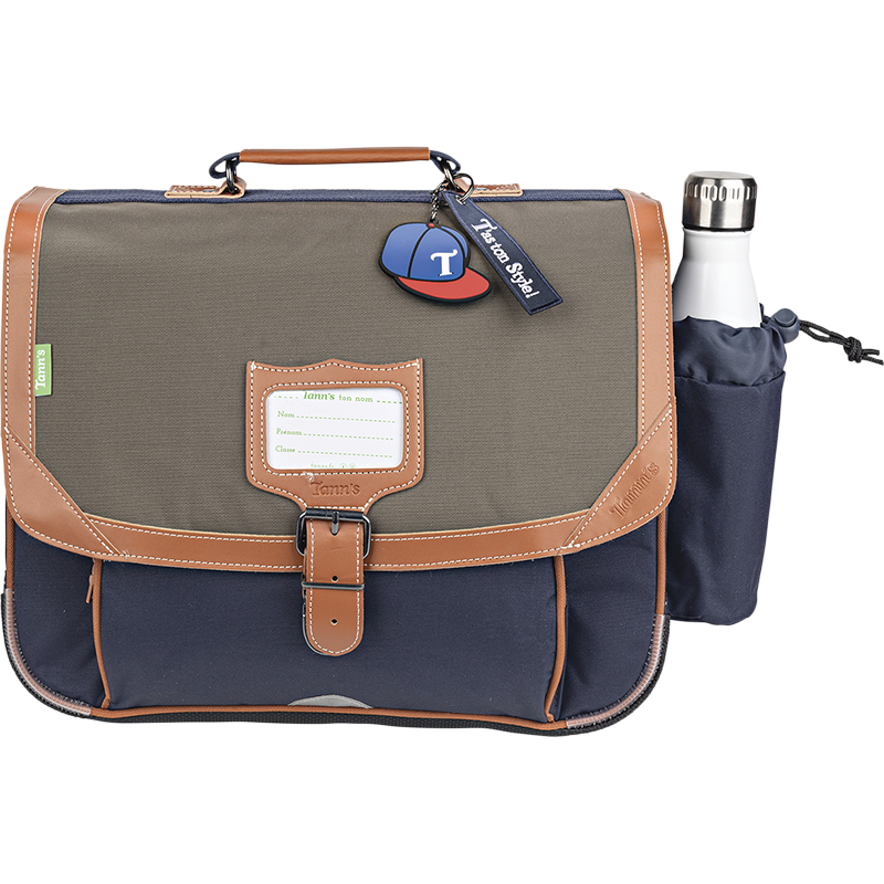 Cartable poche gourde Axel bicolore Tann’s - 38 cm
