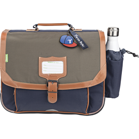 Cartable poche gourde Axel bicolore Tann’s - 38 cm