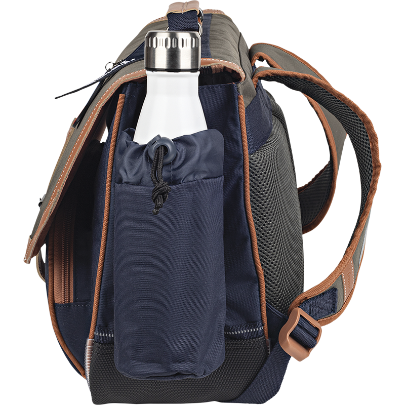 Cartable poche gourde Axel bicolore Tann’s - 38 cm