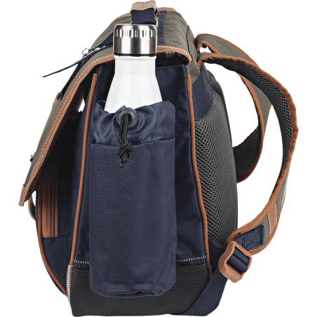 Cartable poche gourde Axel bicolore Tann’s - 38 cm