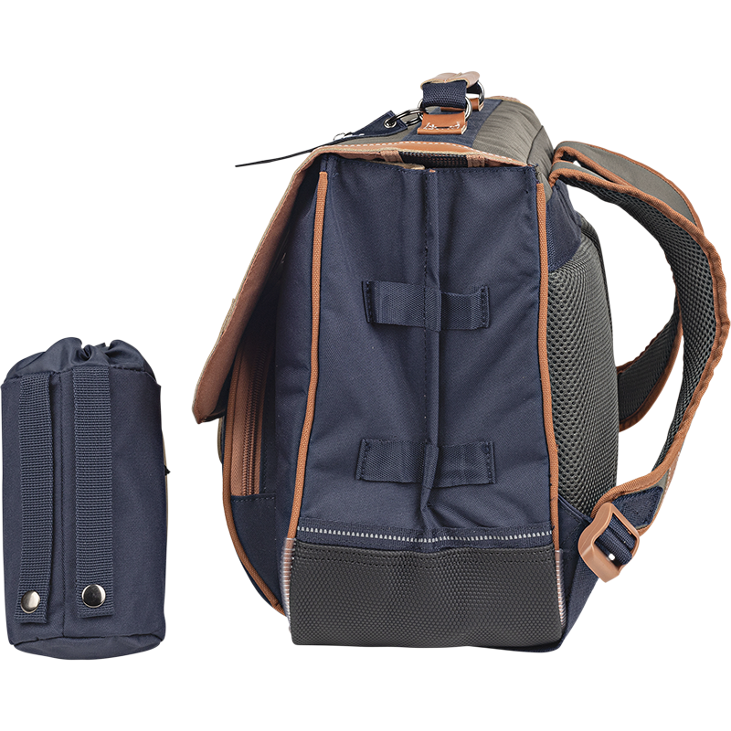 Cartable poche gourde Axel bicolore Tann’s - 38 cm