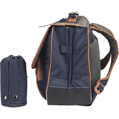 Cartable poche gourde Axel bicolore Tann’s - 38 cm