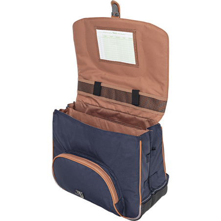 Cartable poche gourde Axel bicolore Tann’s - 38 cm