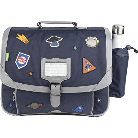Cartable poche gourde Elliott marine Tann’s - 38 cm