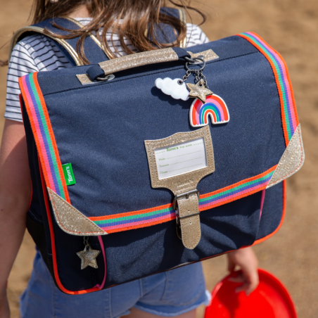 Cartable Leïla bleu