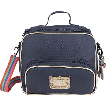 Sac repas avec bandoulière Leïla marine Tann’s - 24 cm