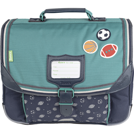 Cartable Alexandre vert Tann’s - 35 cm