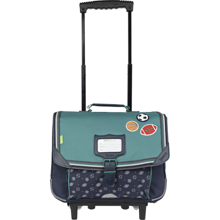 Cartable trolley Alexandre vert Tann’s - 38 cm