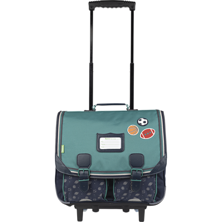 Cartable trolley Alexandre vert Tann’s - 41 cm