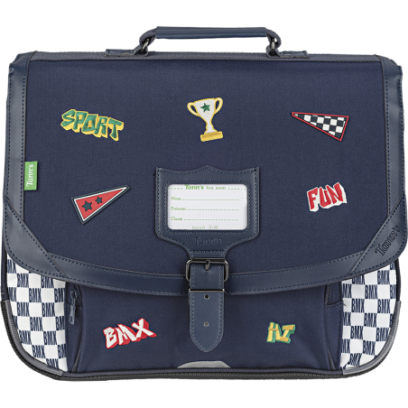 Cartable Mathéo bleu Tann’s - 38 cm