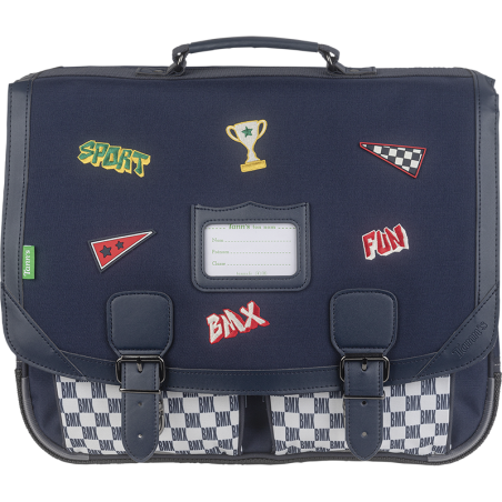 Cartable Mathéo bleu Tann’s - 41 cm