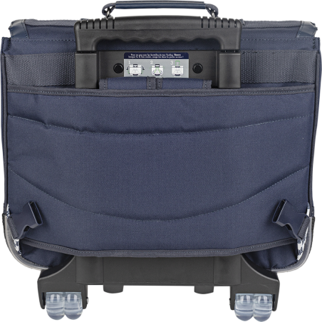 Cartable trolley Mathéo bleu