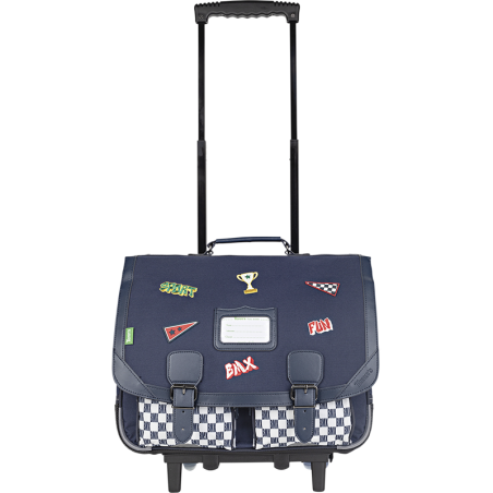 Cartable trolley Mathéo bleu Tann’s - 41 cm
