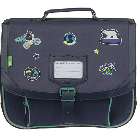 Cartable Anthony bleu Tann’s - 35 cm