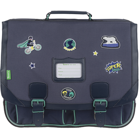 Cartable Anthony bleu Tann’s - 41 cm