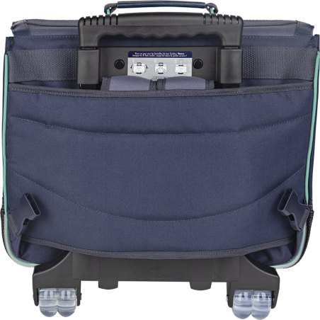 Cartable trolley Anthony bleu