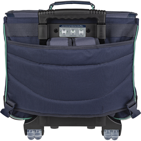Cartable trolley Anthony bleu
