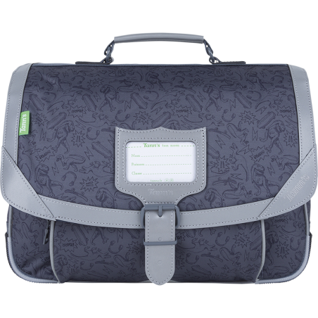 Cartable Owen gris Tann’s - 35 cm