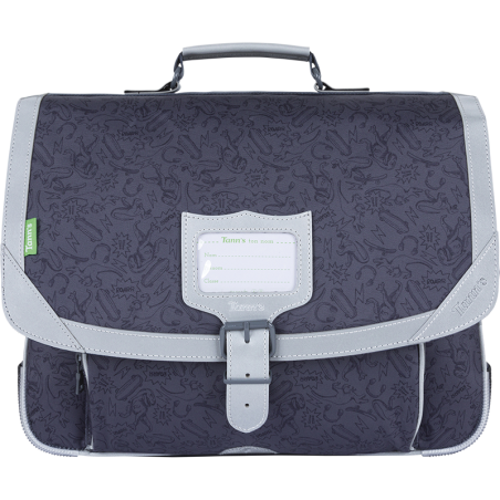 Cartable Owen gris Tann’s - 38 cm