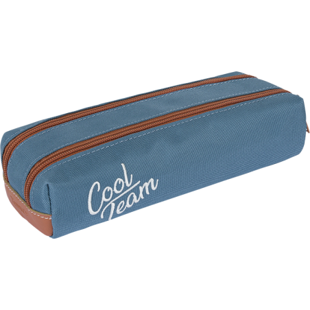 Trousse Côme bleue Tann's x Cyrillus Tann’s - 21,5 cm