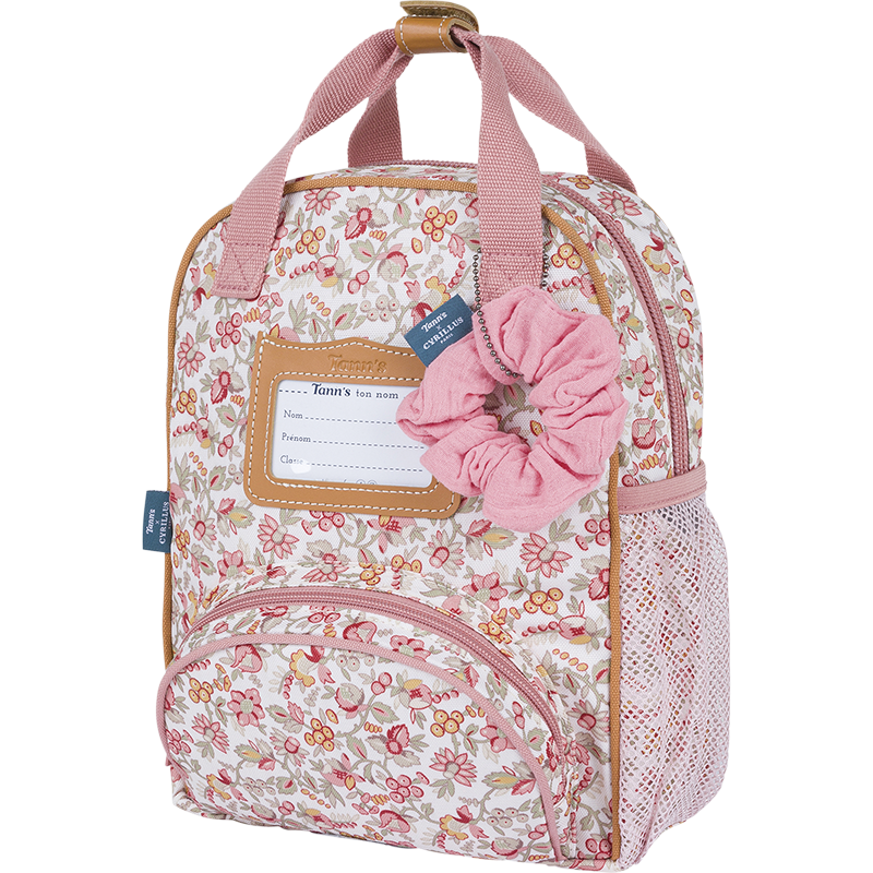 Sac à dos Capucine rose Tann's x Cyrillus Tann’s - 21,5 cm