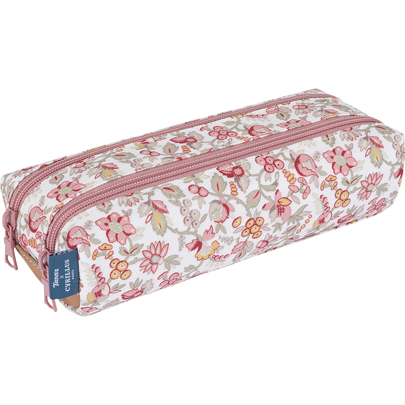 Trousse Capucine rose Tann's x Cyrillus Tann’s - 21,5 cm