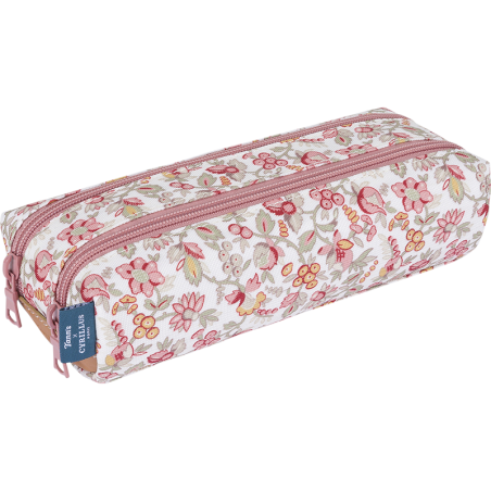 Trousse Capucine rose Tann's x Cyrillus Tann’s - 21,5 cm