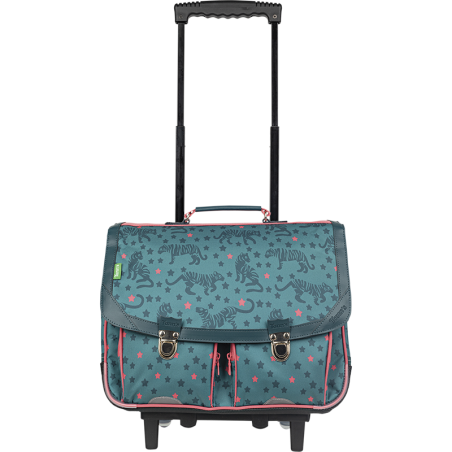 Cartable trolley Salomé vert Tann’s - 38 cm