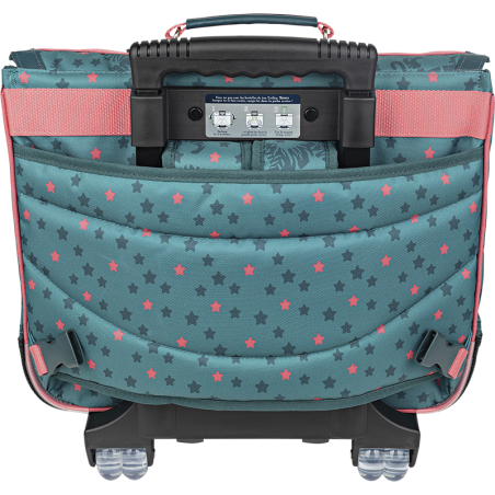Cartable trolley Salomé vert