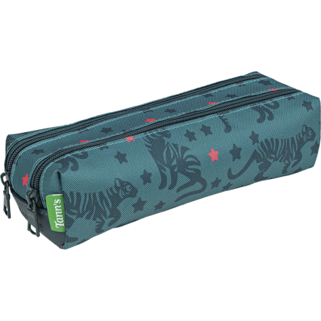 Trousse Salomé verte Tann’s - 21,5 cm