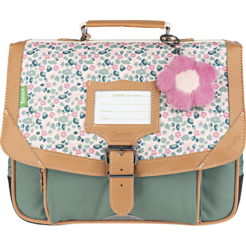 Cartable Iris vert Tann’s - 32 cm