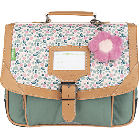 Cartable Iris vert Tann’s - 32 cm