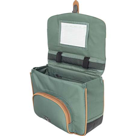 Cartable Iris vert Tann’s - 32 cm