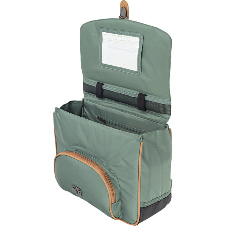 Cartable Iris vert Tann’s - 35 cm