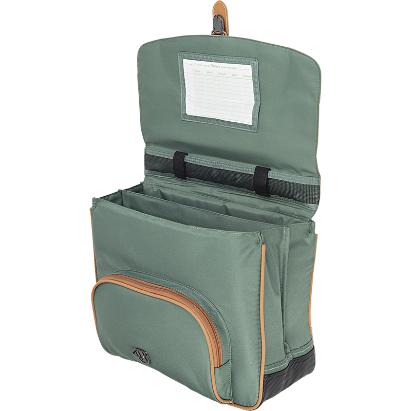 Cartable Iris vert Tann’s - 38 cm