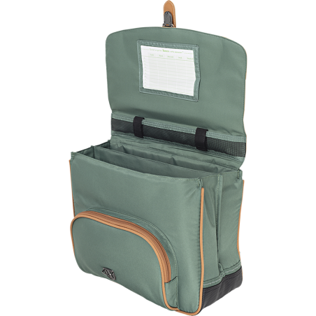 Cartable Iris vert Tann’s - 38 cm
