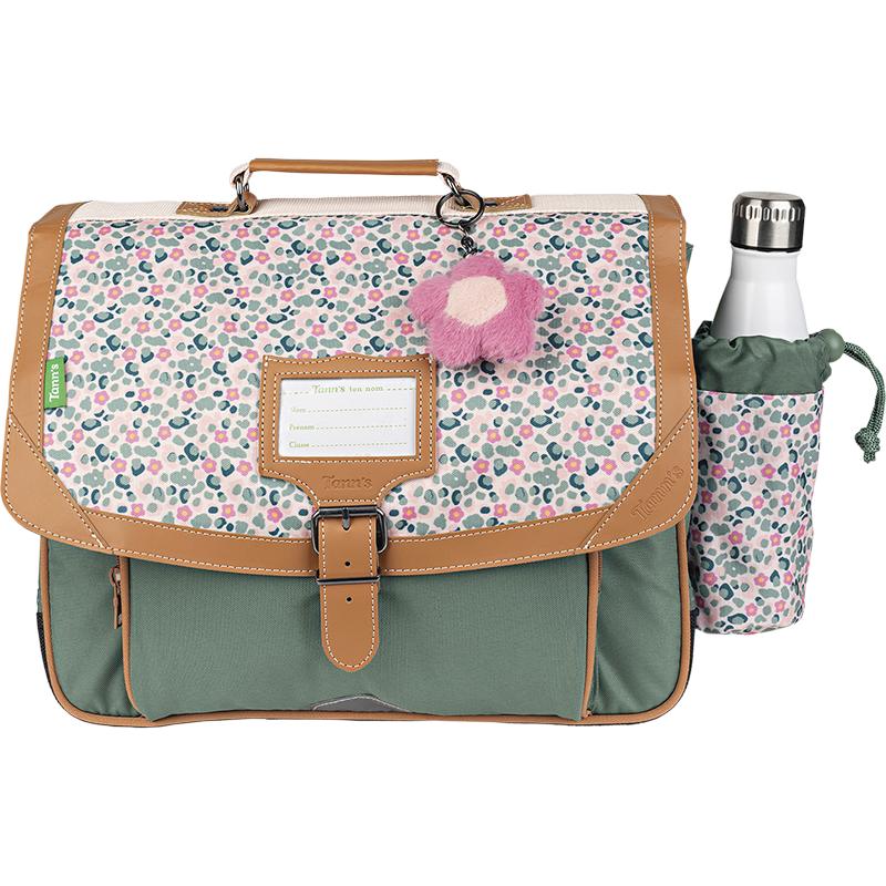 Cartable poche gourde Iris vert Tann’s - 38 cm