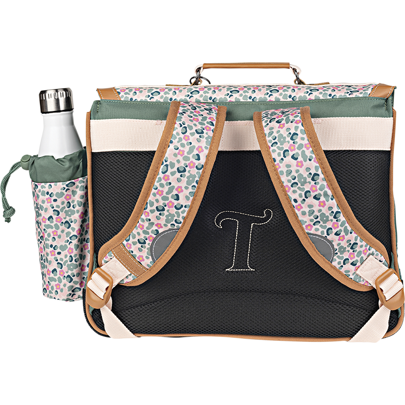 Cartable poche gourde Iris vert Tann’s - 38 cm