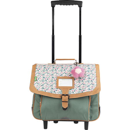Cartable trolley Iris vert Tann’s - 38 cm