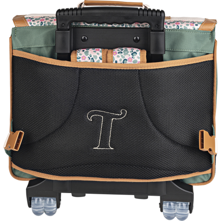 Cartable trolley Iris vert