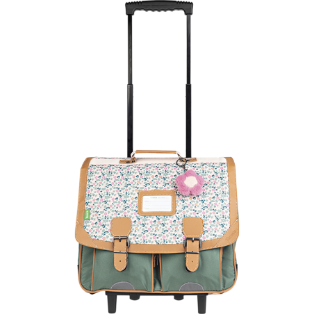 Cartable trolley Iris vert Tann’s - 41 cm