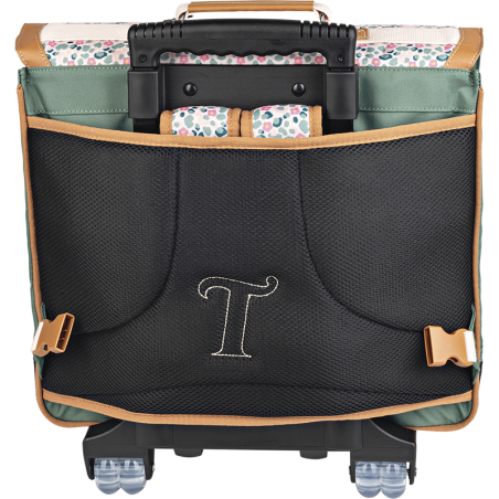 Cartable trolley Iris vert