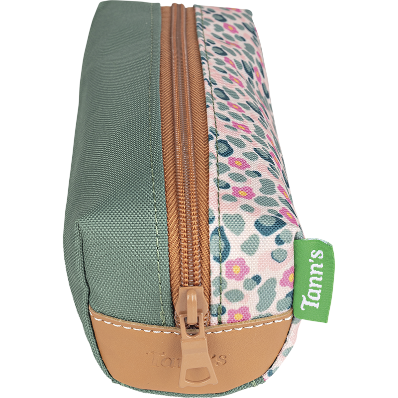 Trousse simple Iris verte Tann’s - 21,5 cm