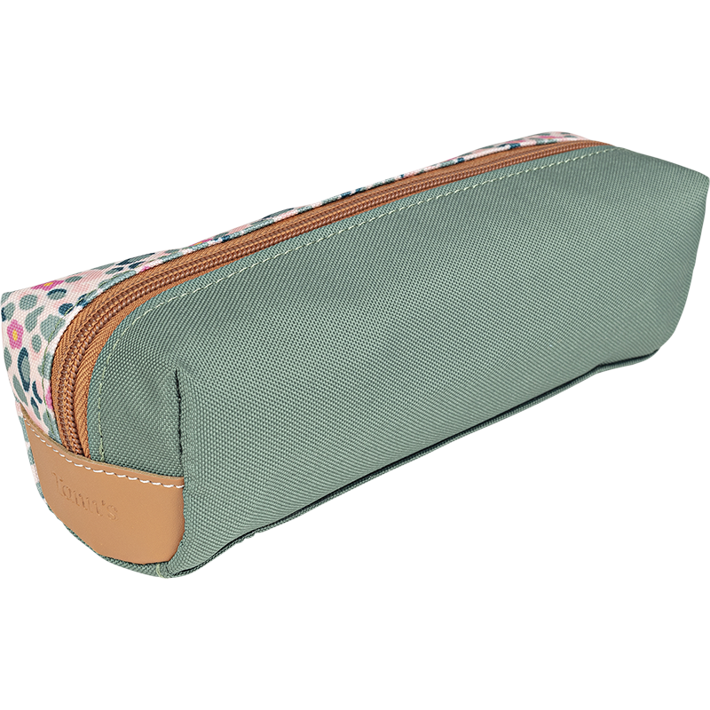 Trousse simple Iris verte Tann’s - 21,5 cm