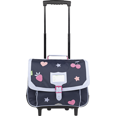 Cartable trolley Juliette bleu Tann’s - 38 cm