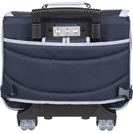 Cartable trolley Juliette bleu